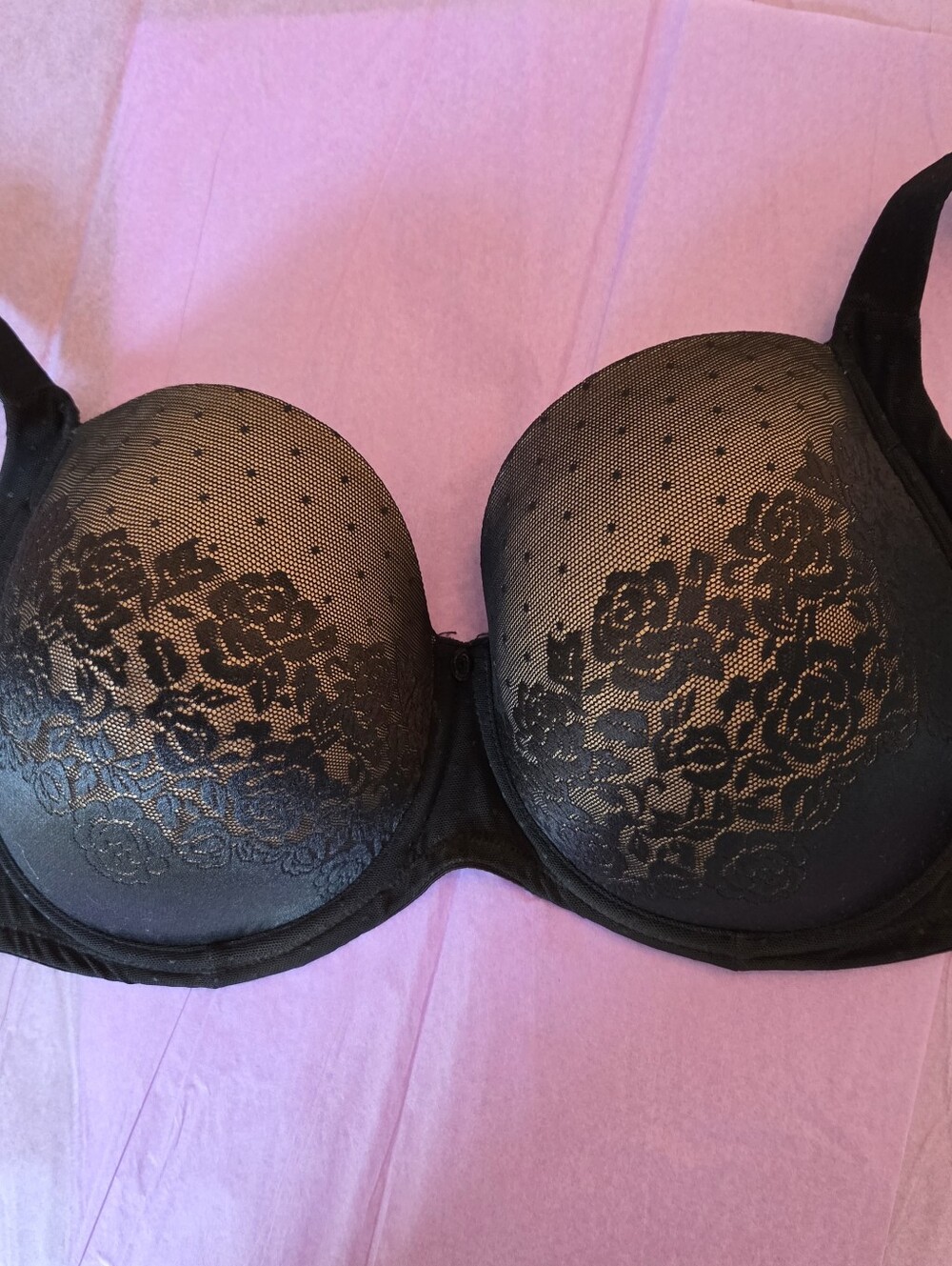 Soma 38G Stunning Support Full Coverage Bra black 38DDDD